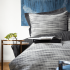 Exkluzívna žakárová posteľná bielizeň UMBRA GREY 200x220 / 4*50x70 cm.